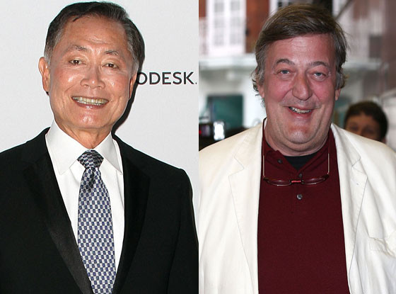 George Takei, Stephen Fry George Takei, Stephen Fry